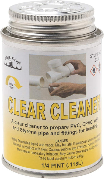 FixtureDisplays® Clear Cleaner 1/2 pt. Each 08235-BLACKSWAN-24PK-NPF