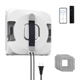 Window Cleaning Robot, 3000Pa Suction & Ultrasonic Spray Window Cleaner Robot Smart Path Planning & Edge Detection, Remote/APP Control for High-Rise Windows,Mirrors,Tiles-Streak-Free&Anti-Fall