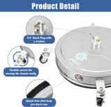 JANZ 24 FT Telescoping Wand and 20'' Surface Cleaner