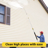 JANZ 24 FT Telescoping Wand and 20'' Surface Cleaner