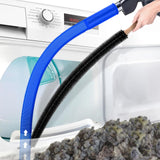 2 Pieces Dryer Vent Cleaner Kit Compatible with All Vacuum Cleaner, Dryer Lint Brush and Vacuum Hose Attachment with Stretch Universal Connector, Quickly Lint Remover