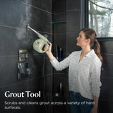 BISSELL® Steam Shot™ OmniReach handheld portable steam cleaner for tile, grout, windows, bathrooms, kitchens, fabric steaming tool, includes 10 tools