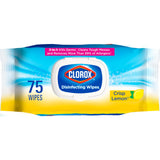 Clorox Disinfecting Wipes, Bleach Free Cleaning Wipes, Household Essentials, Dorm Room Essentials, Fresh Scent, Moisture Seal Lid, 75 Wipes, Pack of 3 (New Packaging)