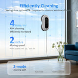 Window Cleaning Robot, 3000Pa Suction & Ultrasonic Spray Window Cleaner Robot Smart Path Planning & Edge Detection, Remote/APP Control for High-Rise Windows,Mirrors,Tiles-Streak-Free&Anti-Fall