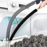 2 Pieces Dryer Vent Cleaner Kit Compatible with All Vacuum Cleaner, Dryer Lint Brush and Vacuum Hose Attachment with Stretch Universal Connector, Quickly Lint Remover