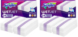 Swiffer WetJet Hardwood Floor Cleaner Spray Mop Pad Refill, Bathroom Cleaning Supplies, Hardwood Floor Cleaner, Multi Surface, 24 Count