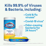 Clorox Disinfecting Wipes Value Pack, Household Essentials, Dorm Room Essentials, 75 Count, Pack of 3 (Package May Vary)