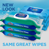 Clorox Disinfecting Wipes, Bleach Free Cleaning Wipes, Household Essentials, Dorm Room Essentials, Fresh Scent, Moisture Seal Lid, 75 Wipes, Pack of 3 (New Packaging)