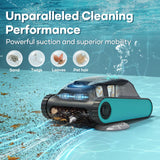 AIPER Scuba N1 Cordless Robotic Pool Cleaner, Wall & Waterline & Floor Cleaning, Smart Navigation, Superior Mobility, Four Cleaning Modes for Inground Pools up to 1600 sq.ft (Renewed)