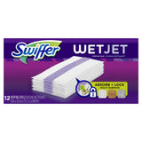 Swiffer WetJet Hardwood Floor Cleaner Spray Mop Pad Refill, Bathroom Cleaning Supplies, Hardwood Floor Cleaner, Multi Surface, 24 Count