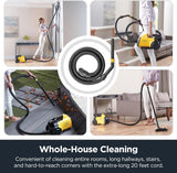 Eureka 3670M Canister Cleaner, Lightweight Powerful Vacuum for Carpets and Hard floors, w/ 5bags,Yellow
